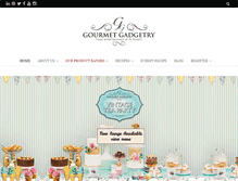 Tablet Screenshot of gourmetgadgetry.com